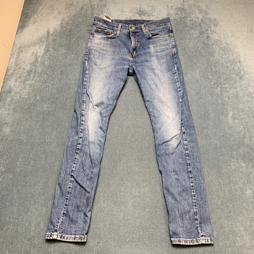 Levi's 510 Jeans Mens 32x32 Blue Denim Classic Skinny Fit Medium Wash Travel